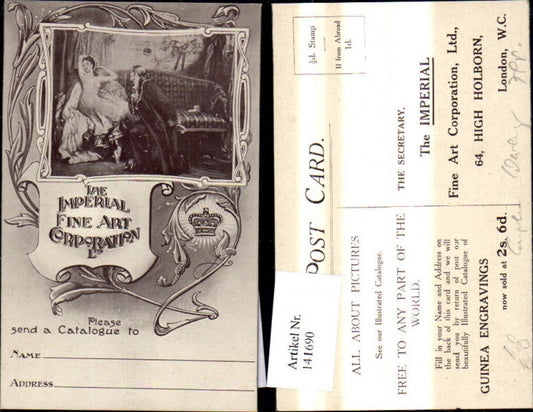 141690,Advertisement The Imperial Fine Art Corporation Ltd High Holborn London All about Pictures