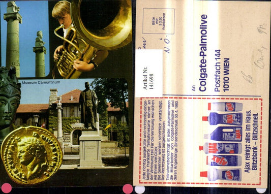 141698, Advertisement Ajax Cleaner Ajax cleans everything in the house Colgate Palmolive Vienna