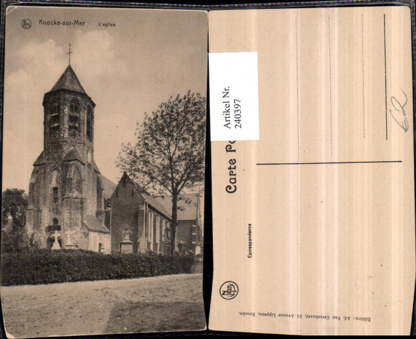 240397,Knocke-sur-Mer L'eglise Church