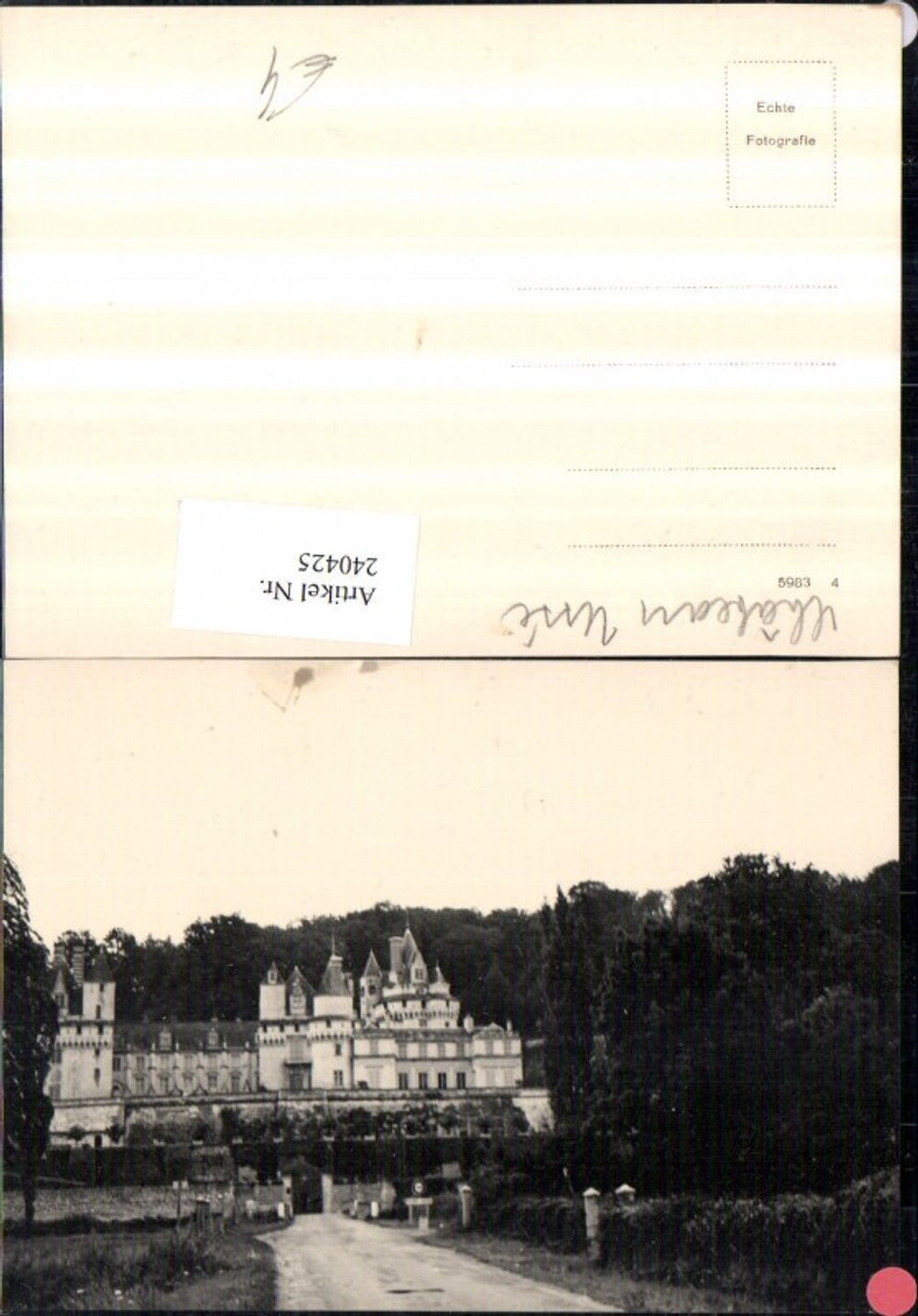 240425, Chateau Usse b. Rigny Usse