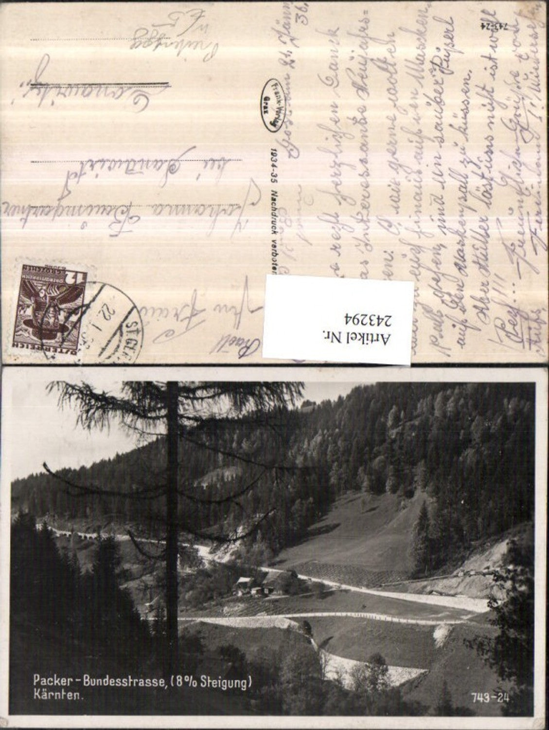 243294,Packer-Bundesstraße section near Preitenegg