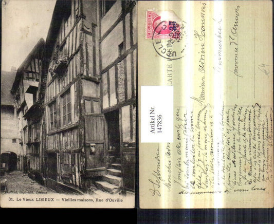 147836,Le Vieux Lisieux Vieilles maisons Rue d Ouville House view