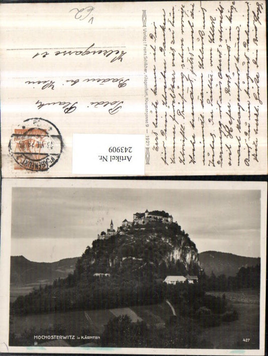 243909, Burg Hochosterwitz near St. Georgen am Längsee, Franz Schilcher pub, 427