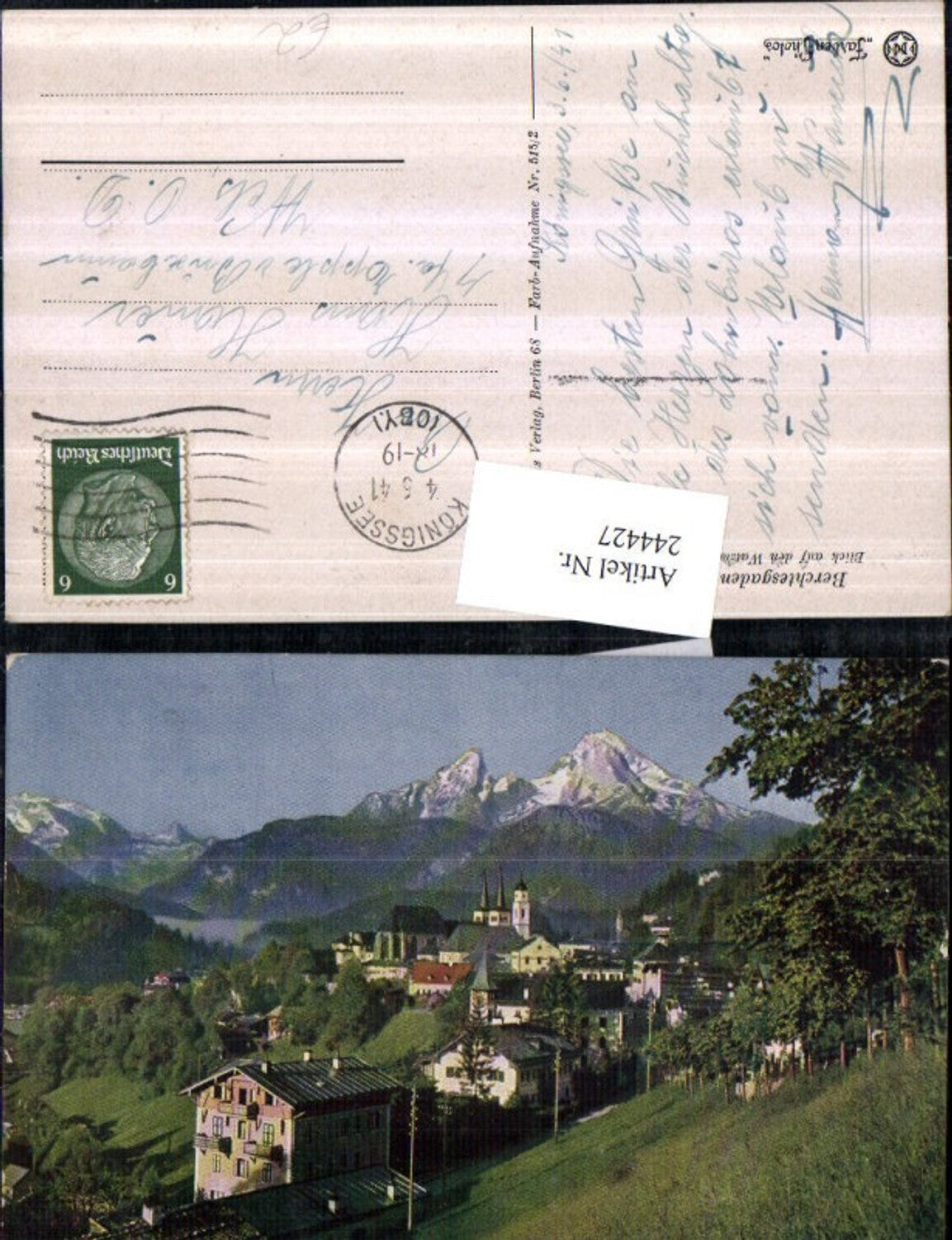 244427, Berchtesgaden Totale md Watzmann