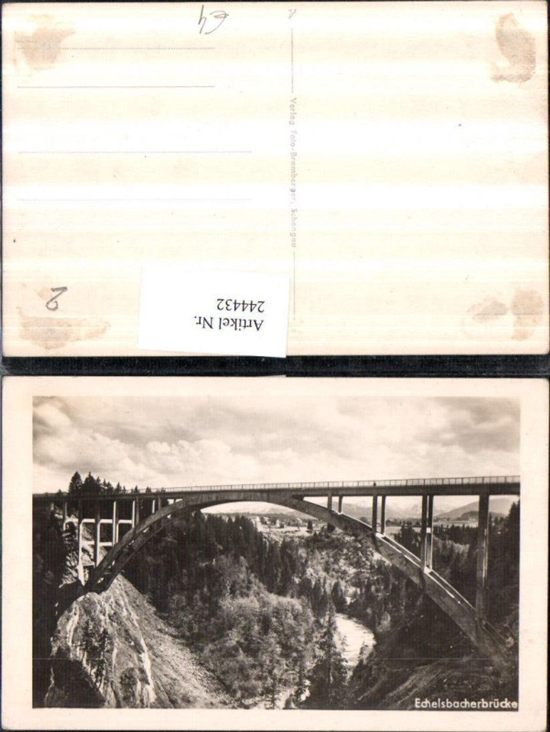 244432, Echelsbacherbrücke Bridge near Rottenbuch
