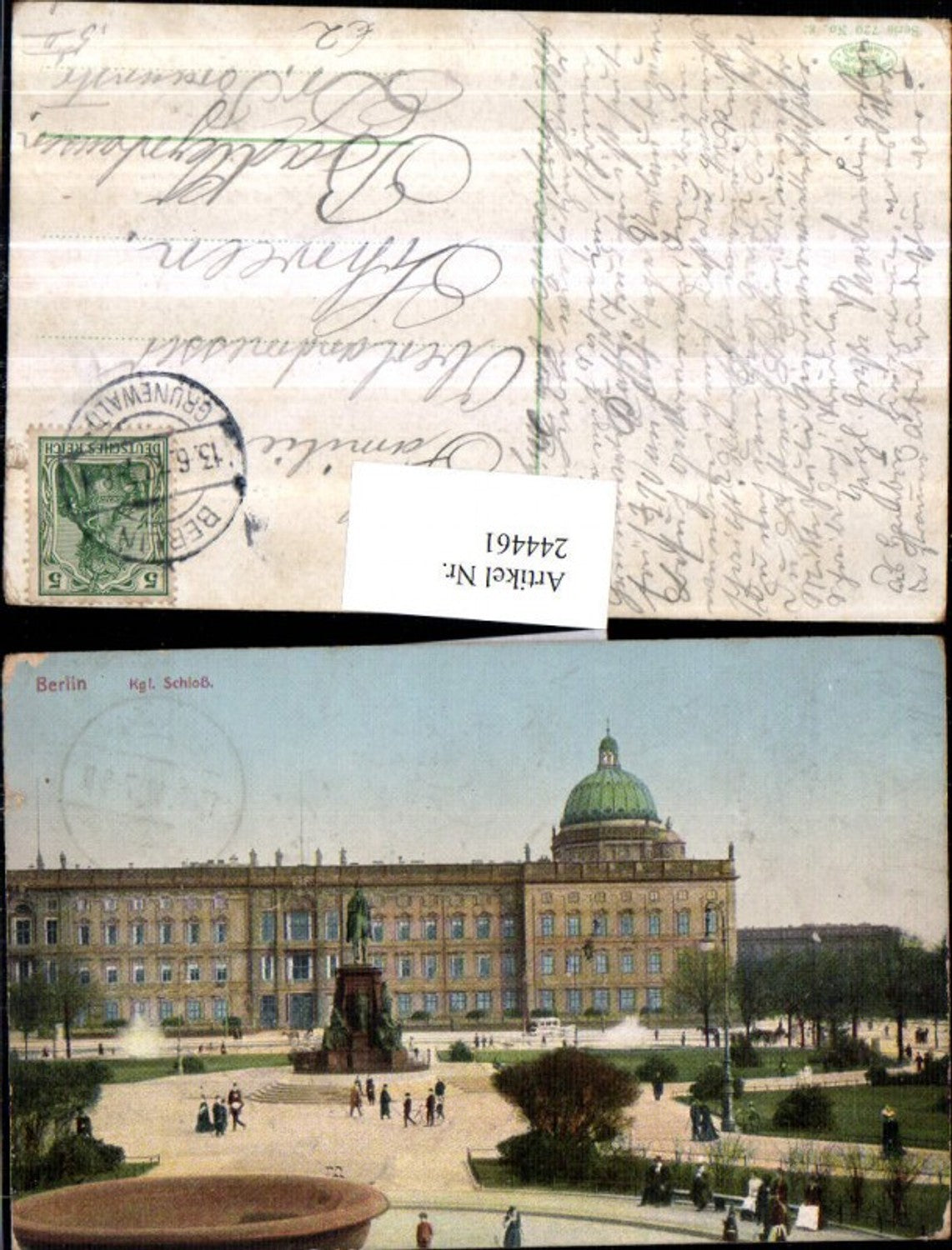 244461, Berlin Royal Palace with Monument