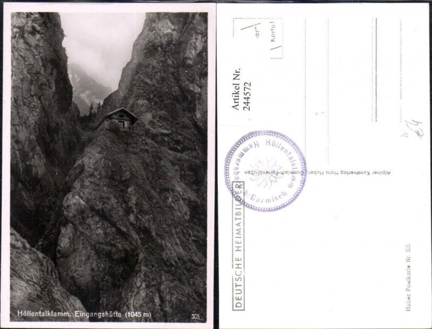 244572, Höllentalklamm entrance hut, mountain scenery near Grainau