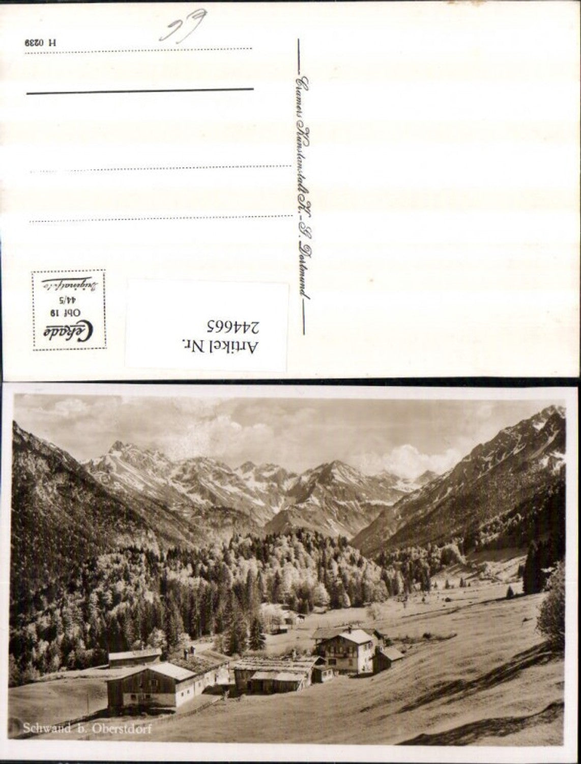 244665, Schwand near Oberstdorf, mountain scenery