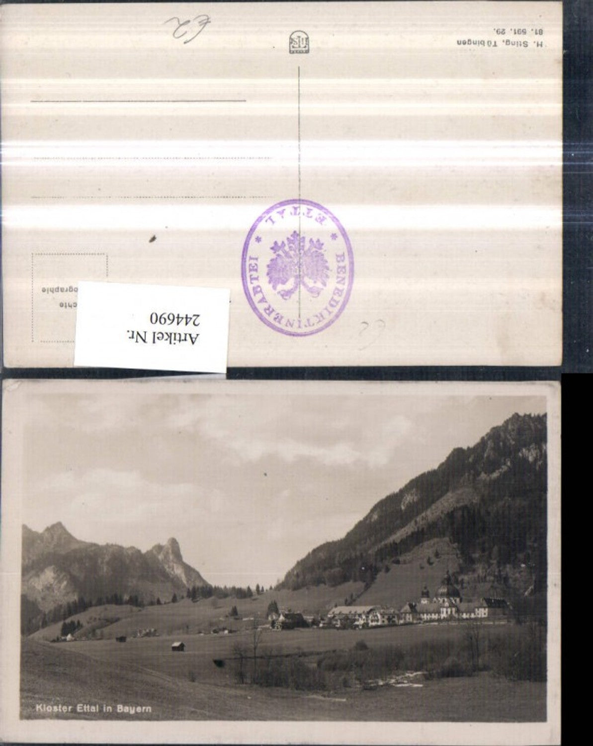 244690, Ettal Abbey in Bavaria