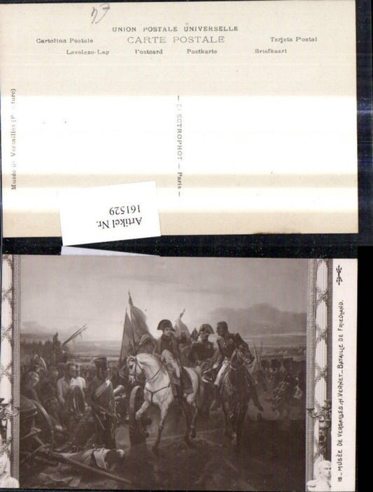 161529, Artist Ak H. Vernet Napoleon Battle of Friedland