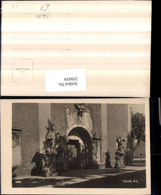 250459,Foto AK Tulln an d. Donau  Kirche Portal