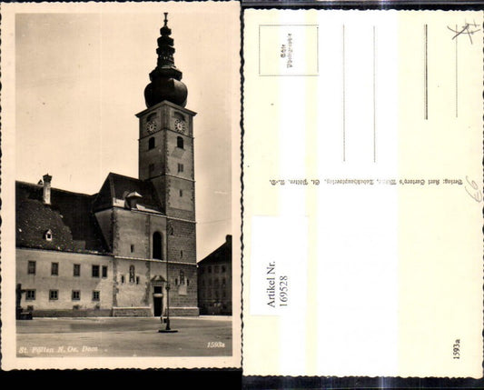 169528, Photo Ak St. Pölten Cathedral Church