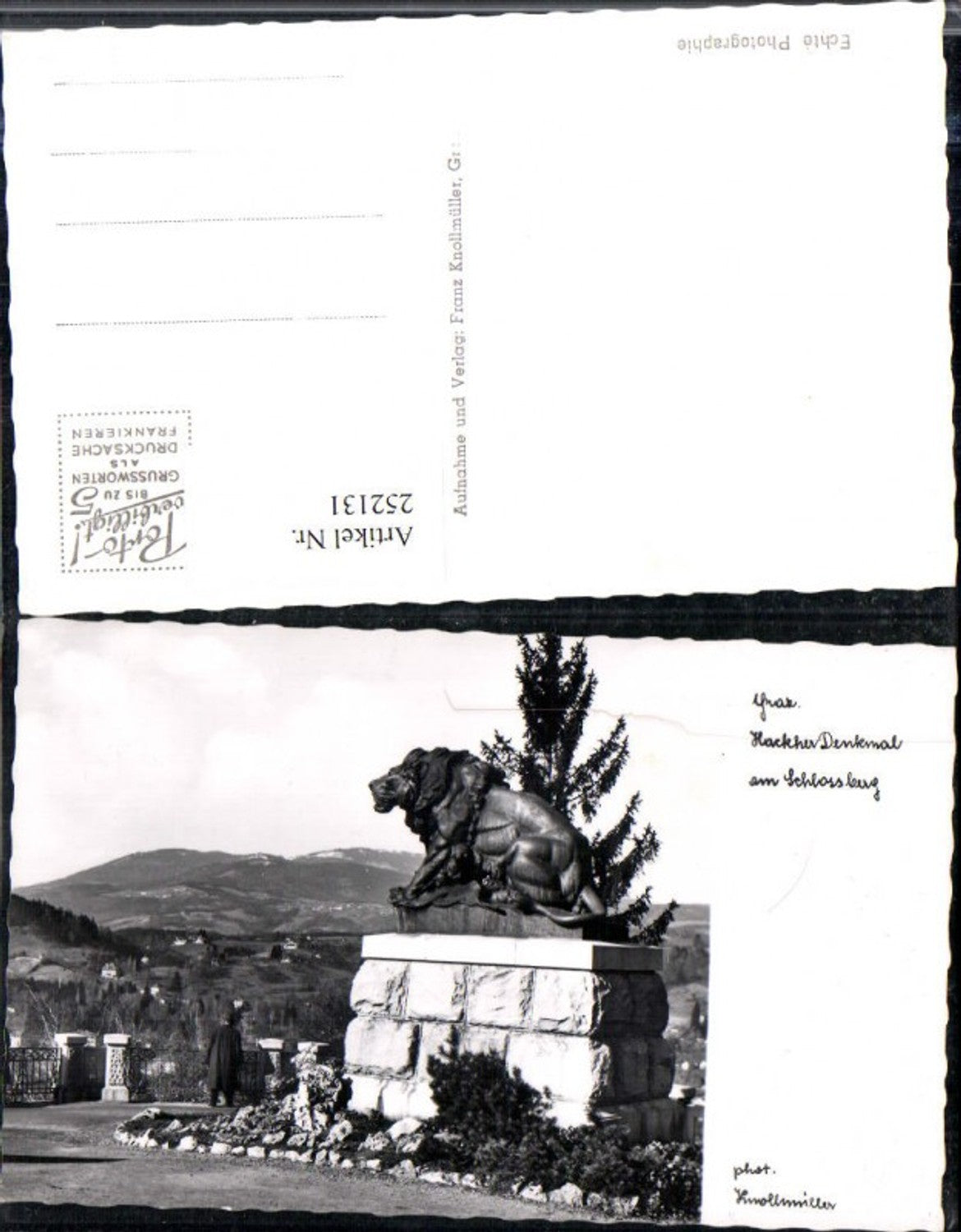 Alte Ansichtskarte – Old Postcard