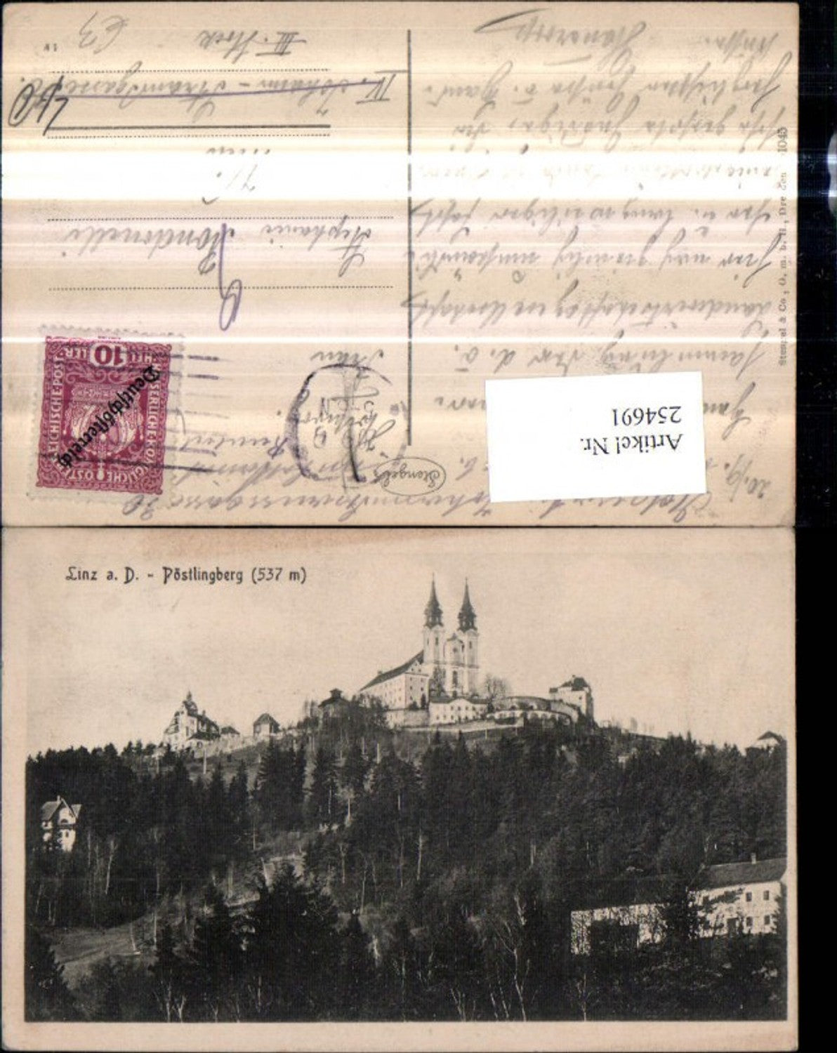 254691, Linz on the Danube Pöstlingberg Church