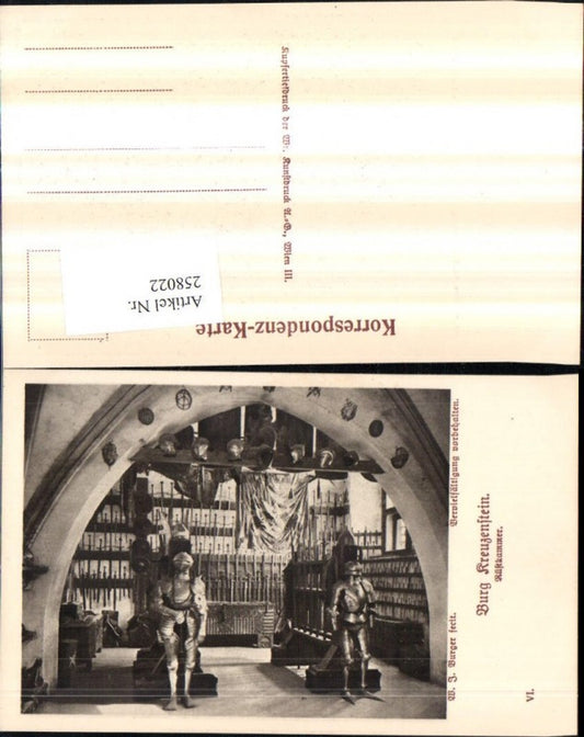 258022, Kreuzenstein Castle near Leobendorf Armory Armoury Swords