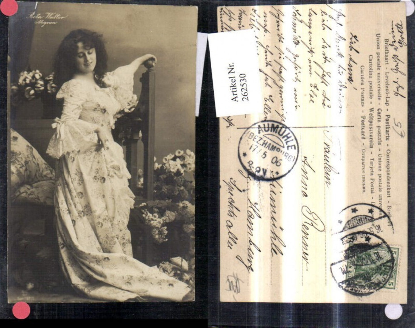 262530, Reta Walter Mignon, actor/singer