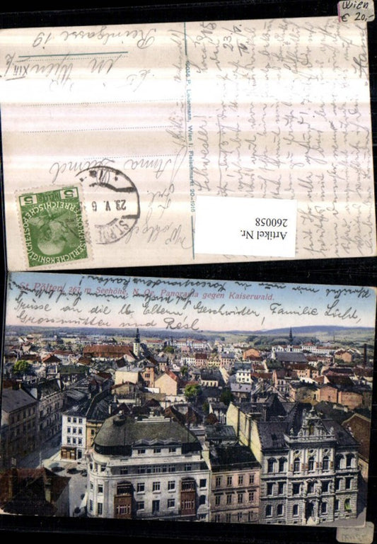 260058, St. Pölten Total panorama opposite Kaiserwald