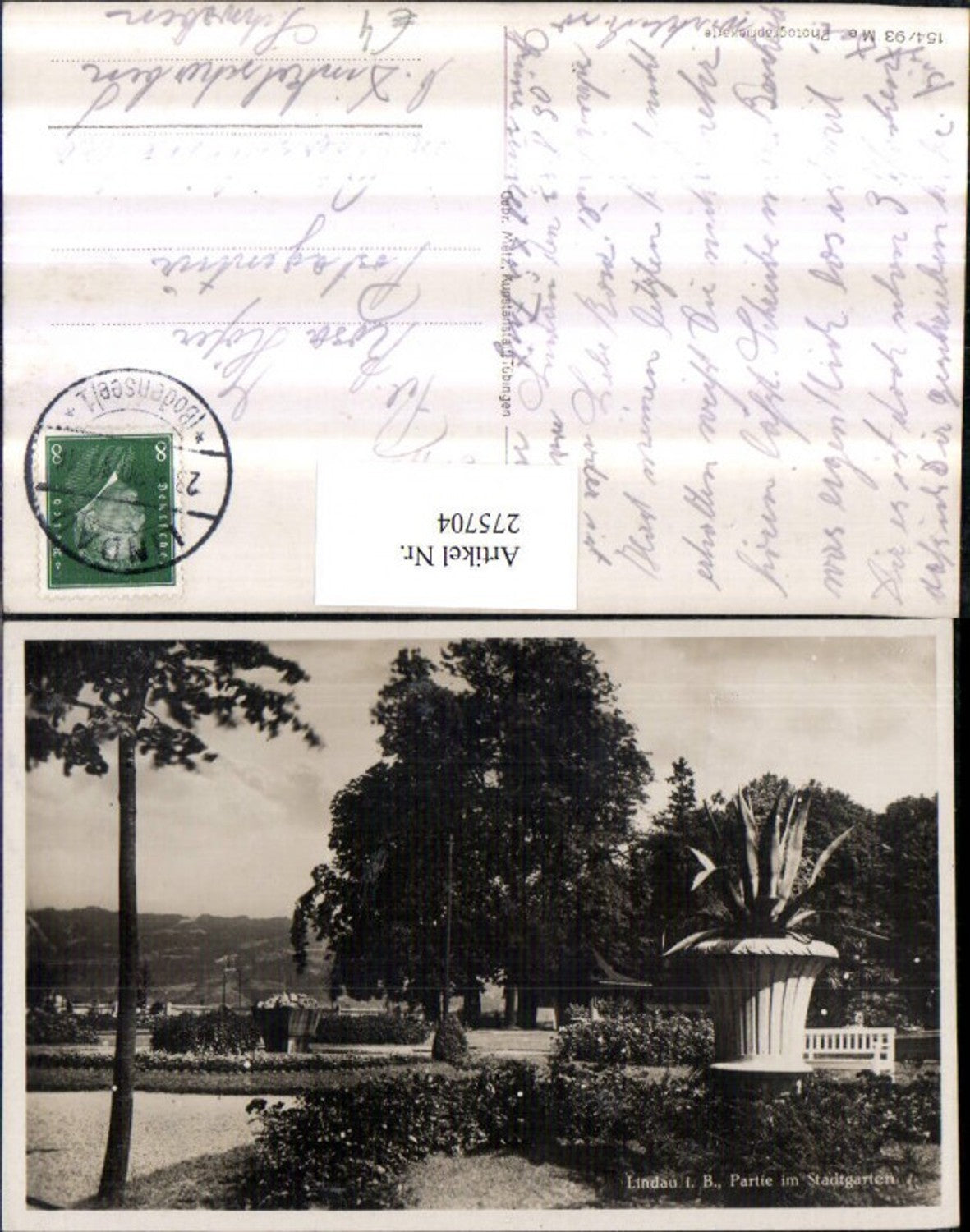275704, Lindau on Lake Constance, party in the city garden