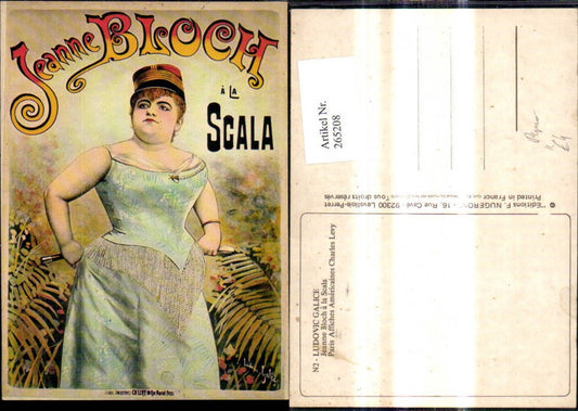 265208,Repro advertising Jeanne Bloch al al Scala Ms. Ludovic Galice