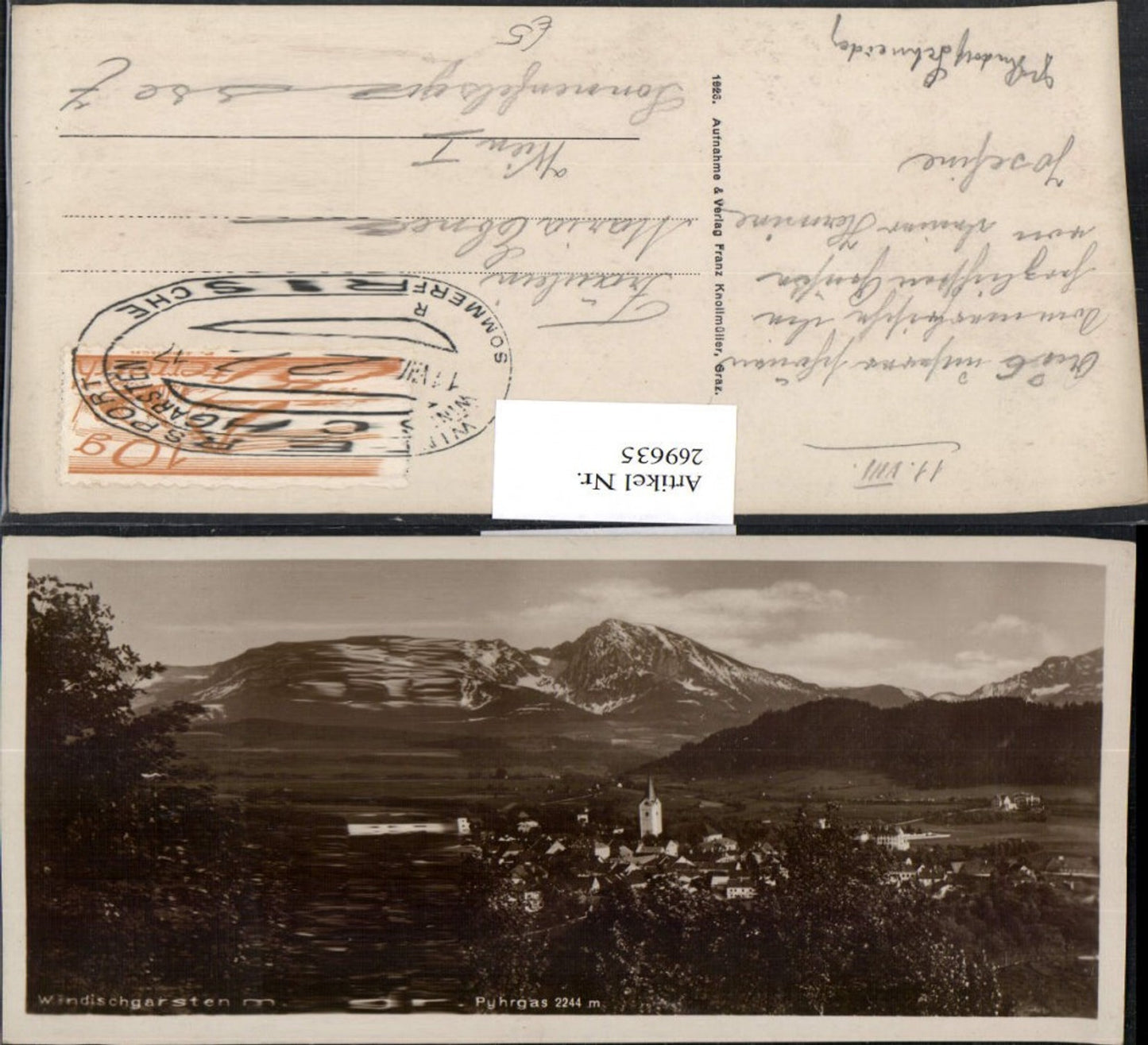 269635, Windischgarsten Total with large Pyhrgas mountain scenery