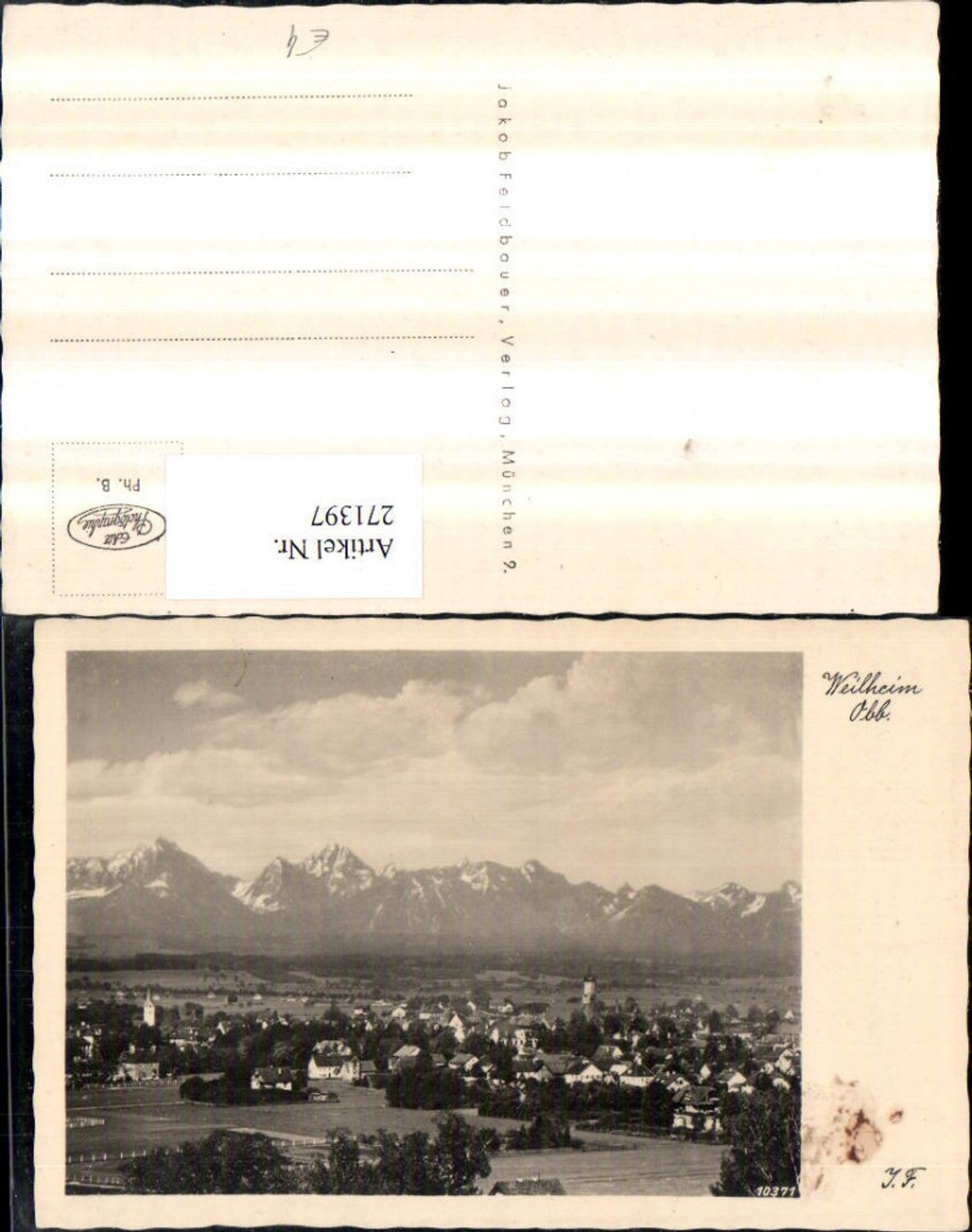 271397, Weilheim Total mountain scenery