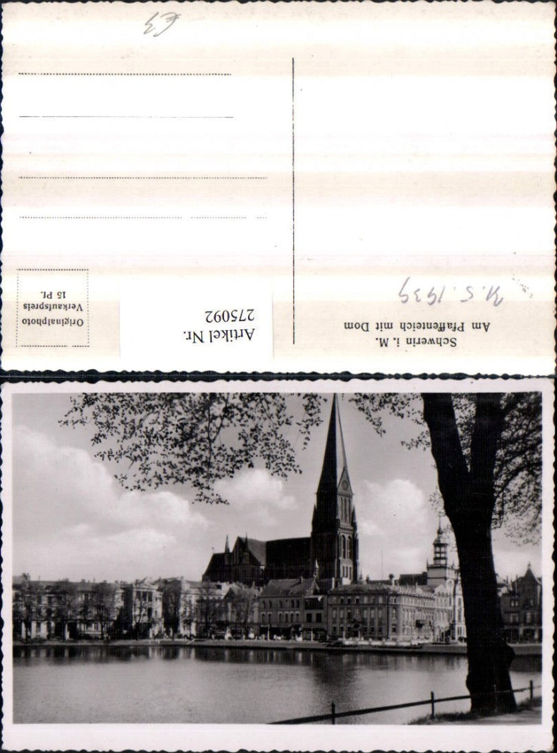 275092, Schwerin Pfaffentich with Cathedral Church 
