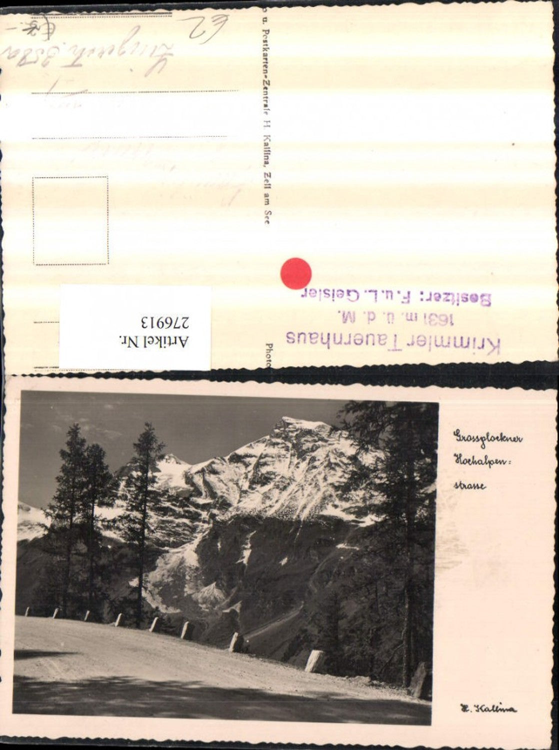 276913, Grossglockner High Alpine Road mountain scenery near Heiligenblut