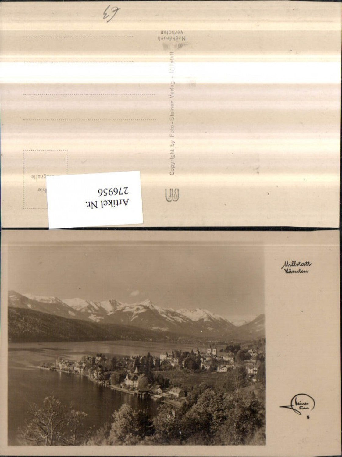 276956, Millstatt am See Total mountain scenery