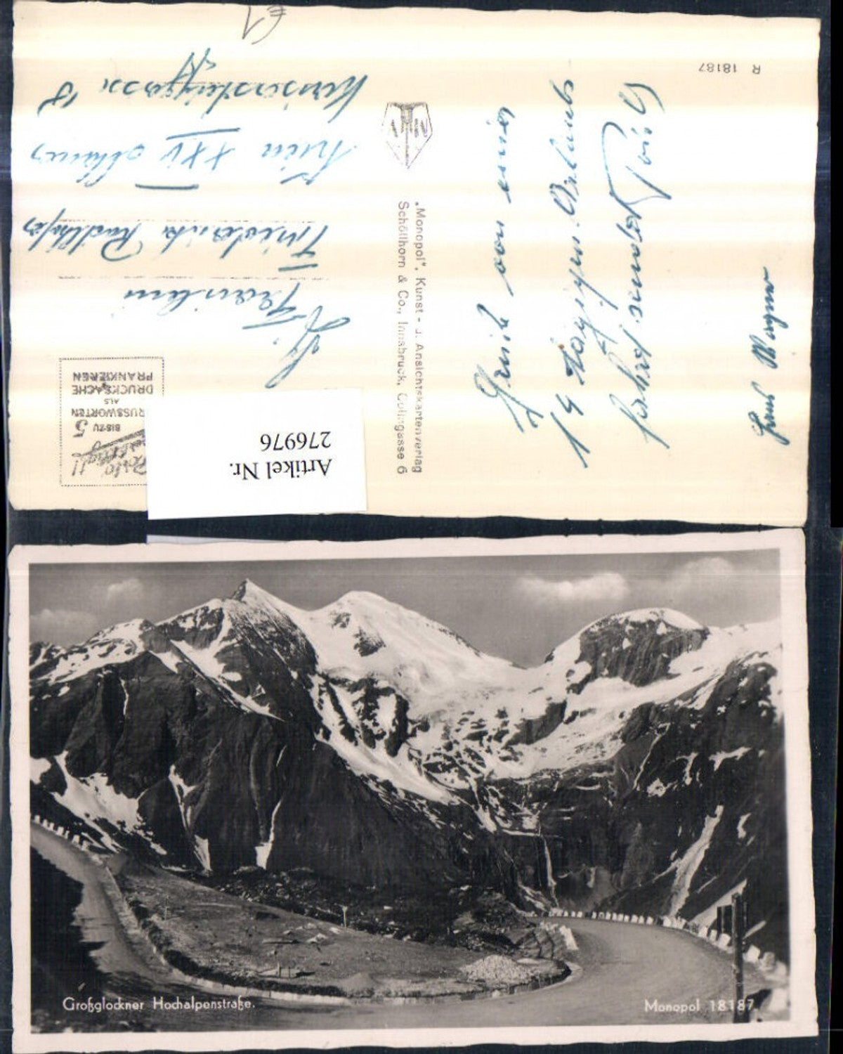 276976, Grossglockner High Alpine Road, mountain scenery near Heiligenblut