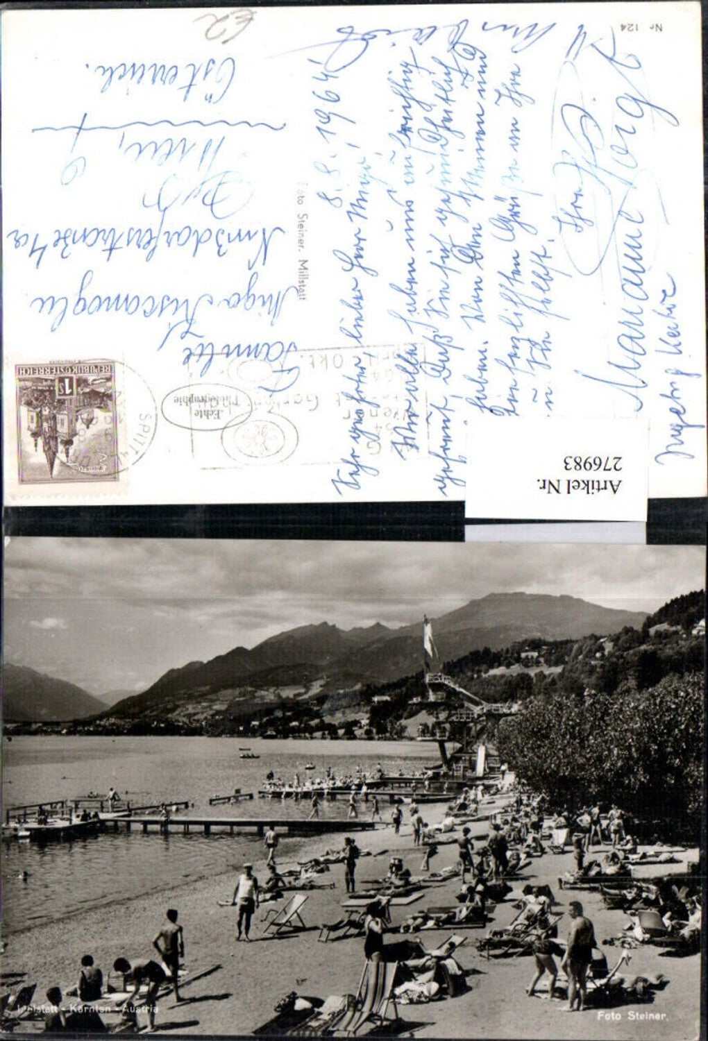 276983, Millstatt am See, Strandbad Strandleben, Diving Tower