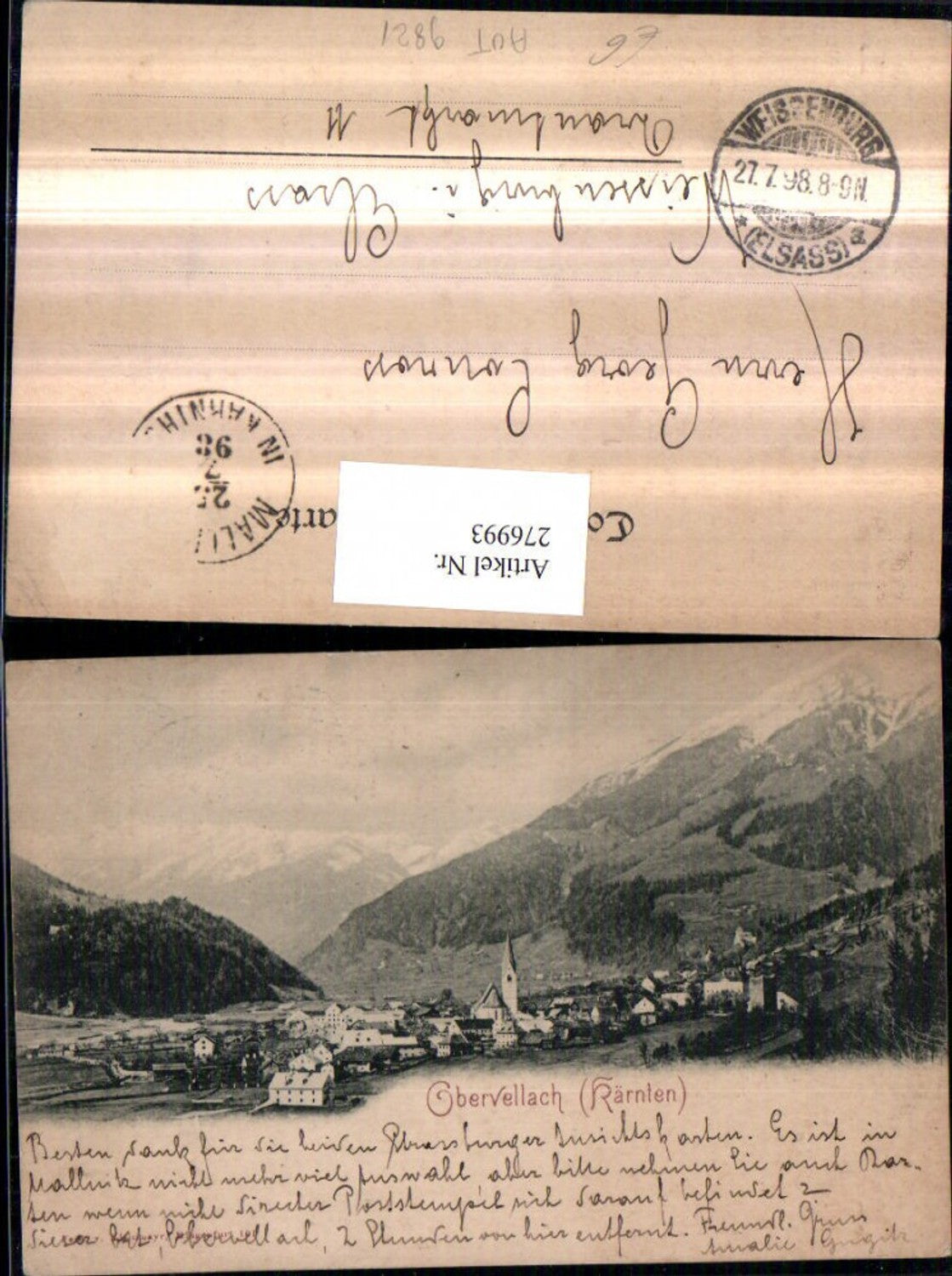 276993, Obervellach Total mountain scenery