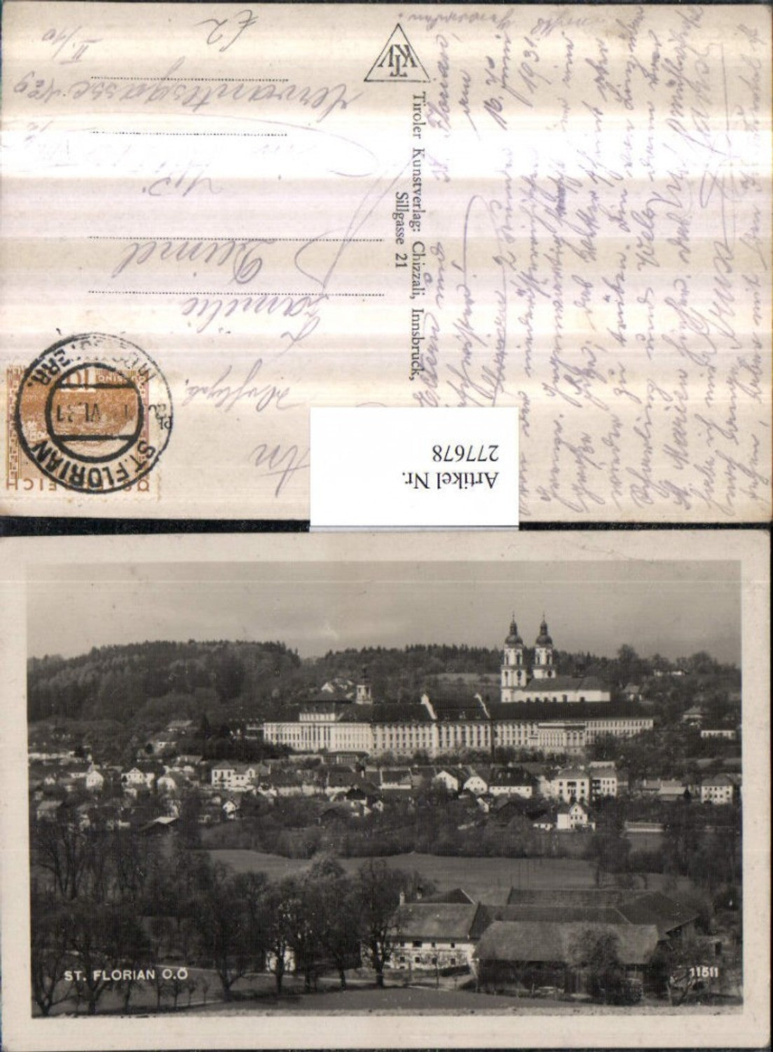 277678, St. Florian Totale with pen