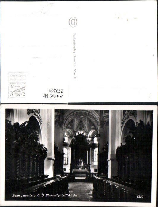 279264, Baumgartenberg Former Collegiate Church Church Interior View