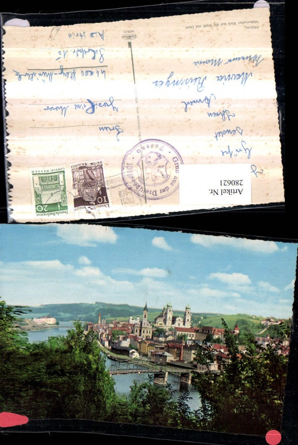 280621,Passau Totale Brücke Dom Kirchen
