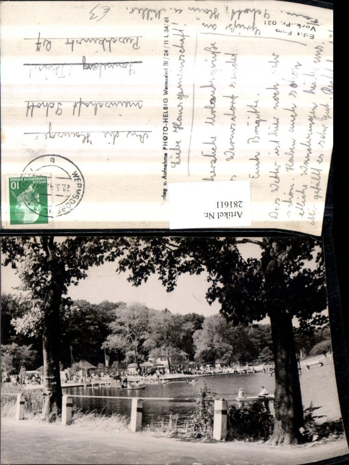 281611, Wermsdorf Strandbad Partie