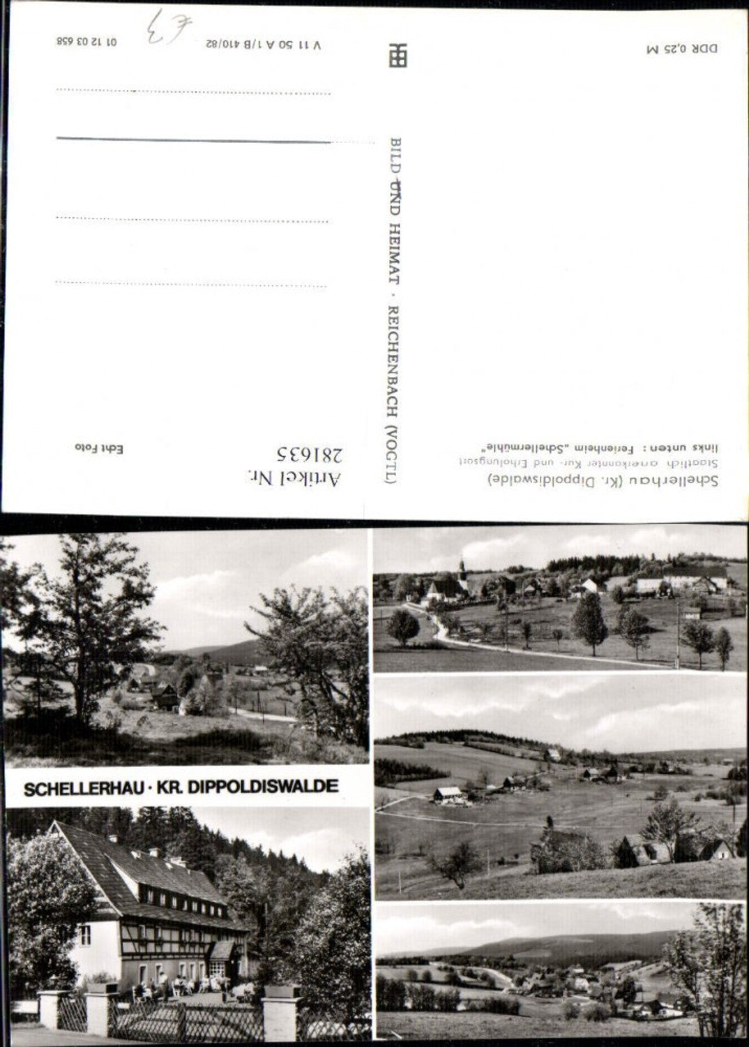 281635, Schellerhau Total Holiday Home Schellermühle Multi-view postcard