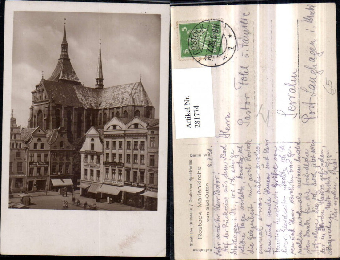 281774,Rostock Marienkirche Church 