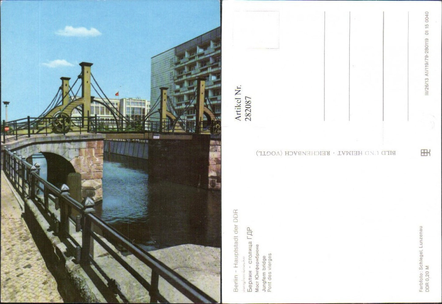 282087, Berlin Jungfernbrücke Bridge