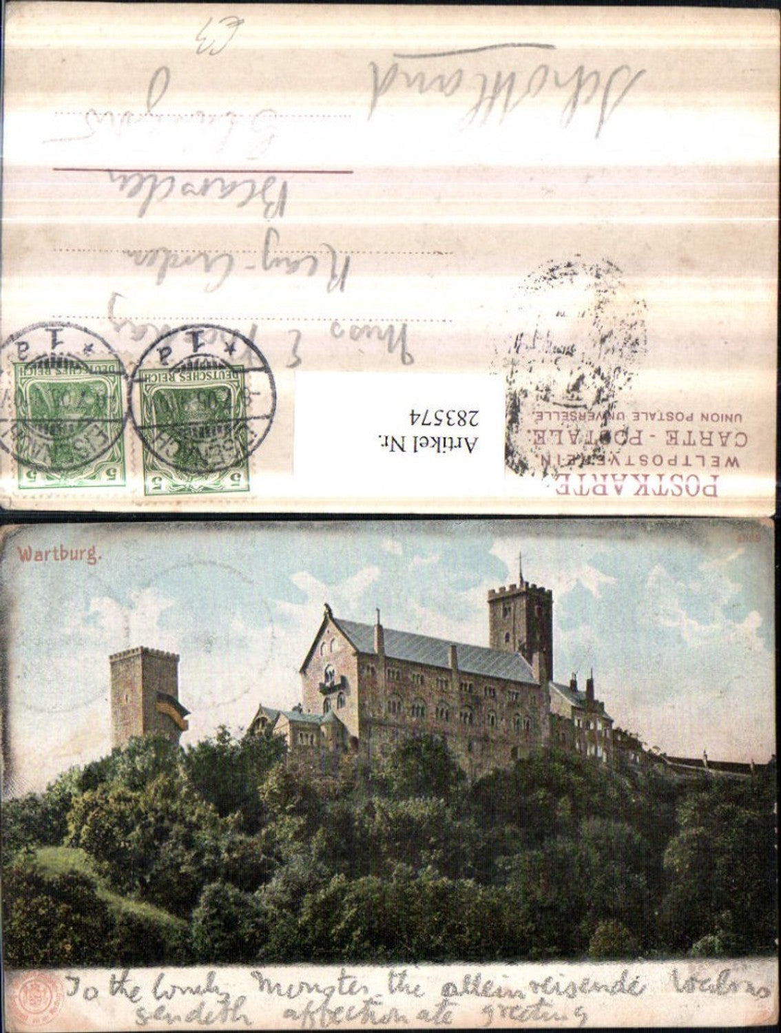283574,Eisenach Wartburg Burg