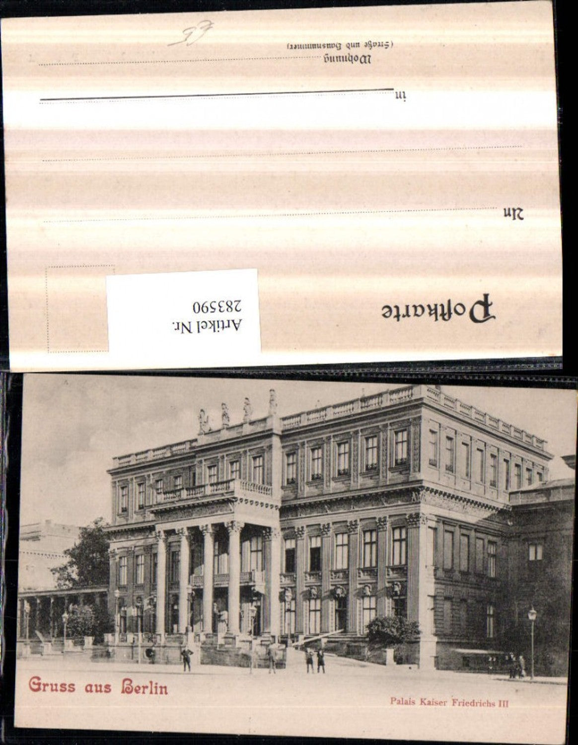 283590, Berlin Palais Kaiser Friedrich 3