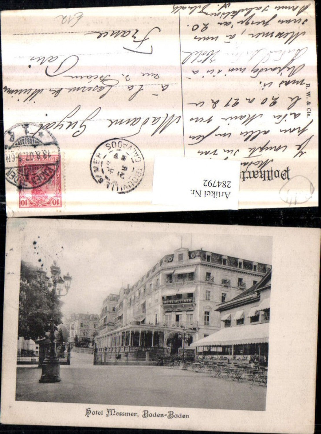 284792, Baden-Baden Hotel Messmer