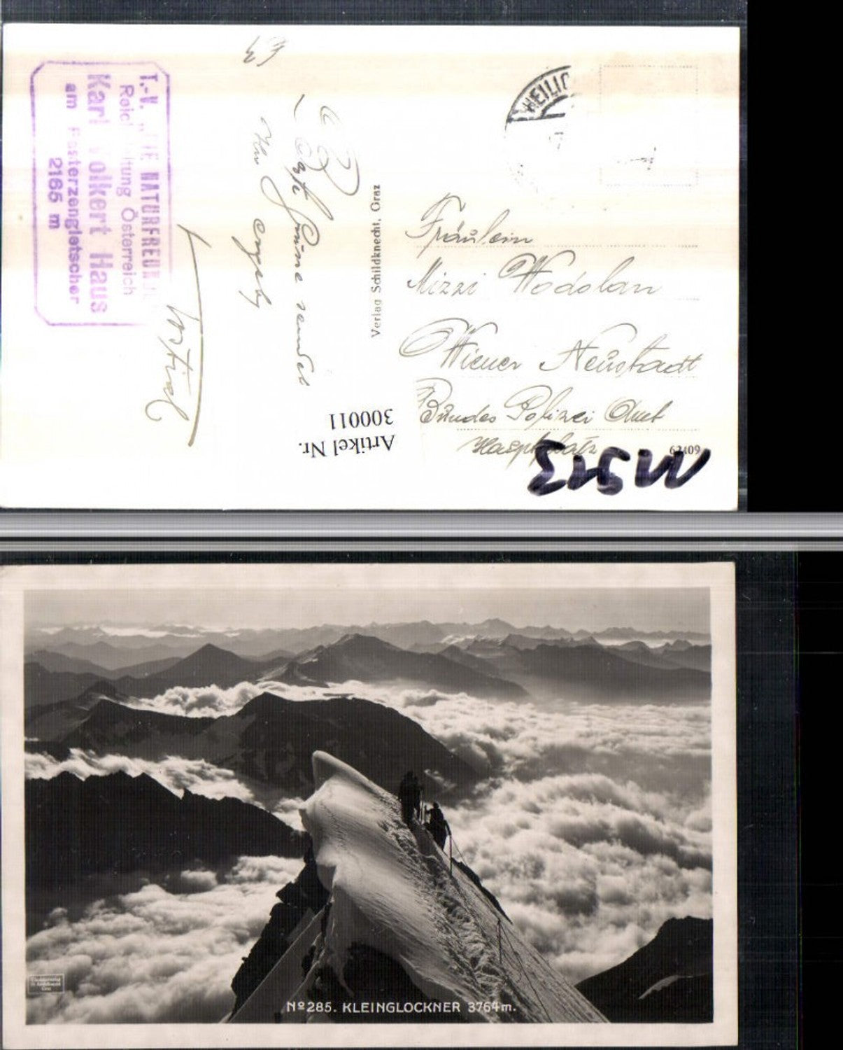 300011, Kleinglockner Spitze mountain scenery sea of ​​fog near Heiligenblut