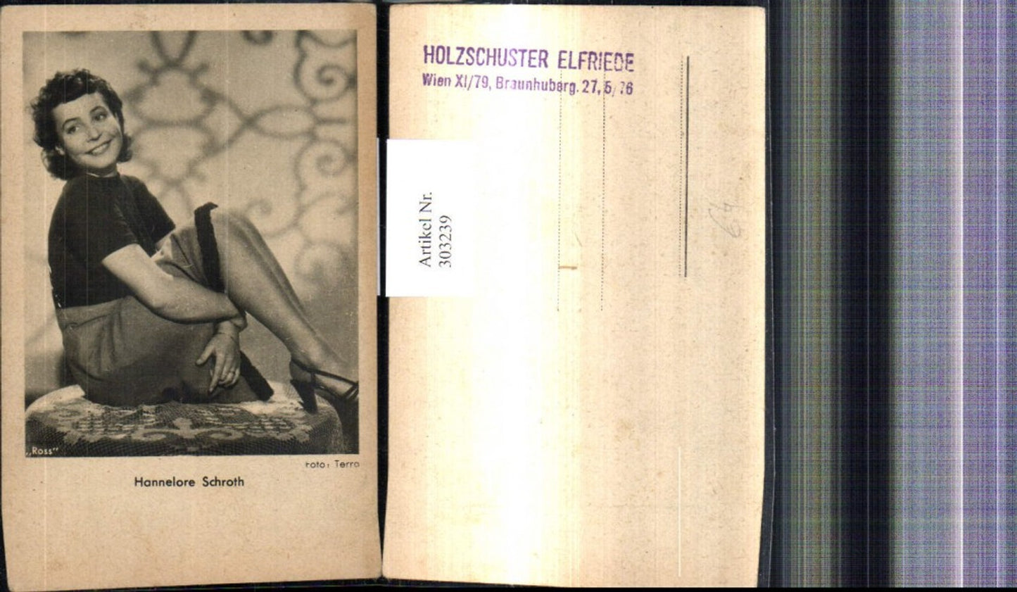 303239, Hannelore Schroth, actress, pub Ross