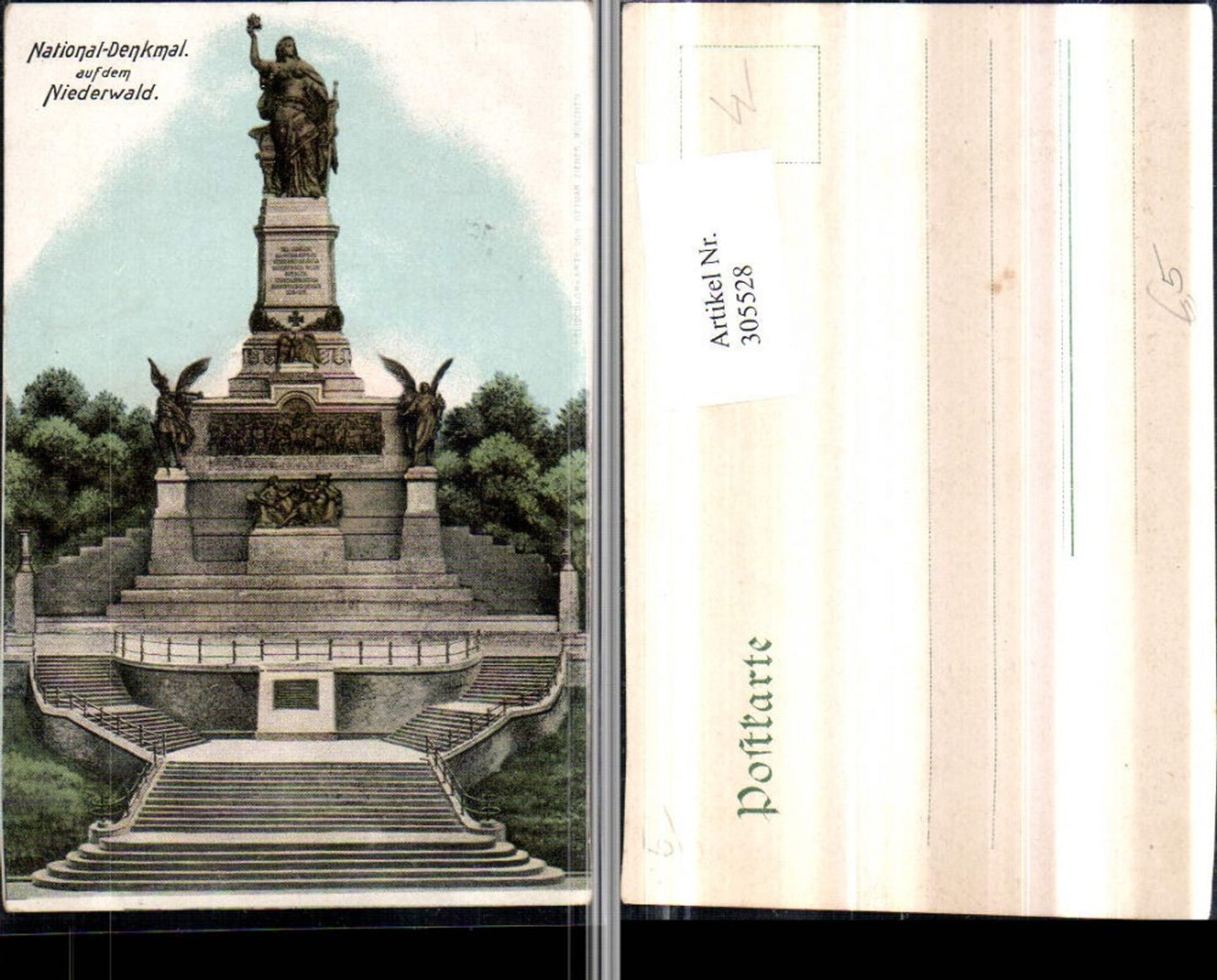 305528, National Monument on the Niederwald near Rüdesheim 