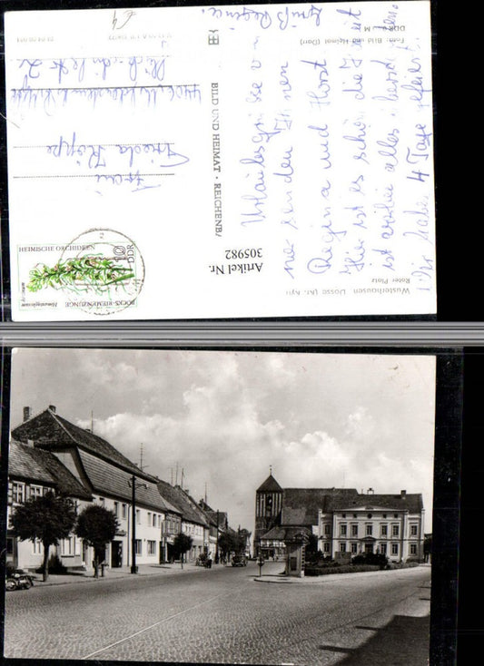 305982, Wusterhausen an der Dosse, Red Square, street view, church