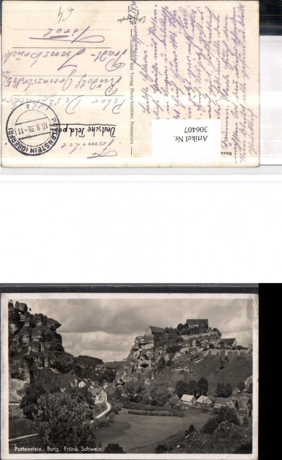 306407, Franconian Switzerland Pottenstein Castle