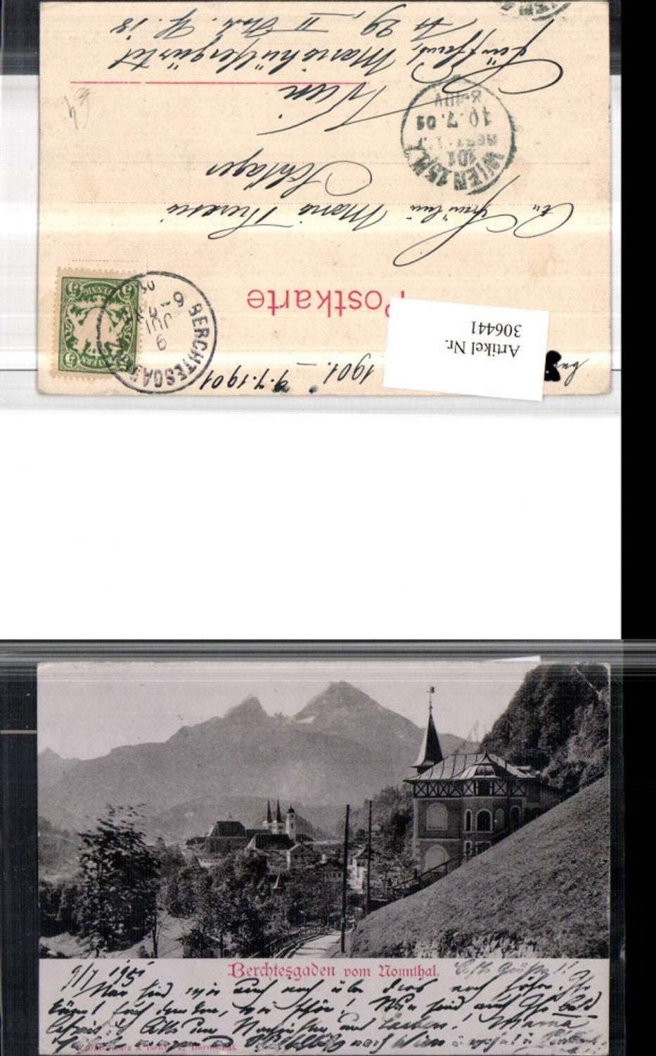 306441, Berchtesgaden Partial view from Nonnthal Mountain scenery