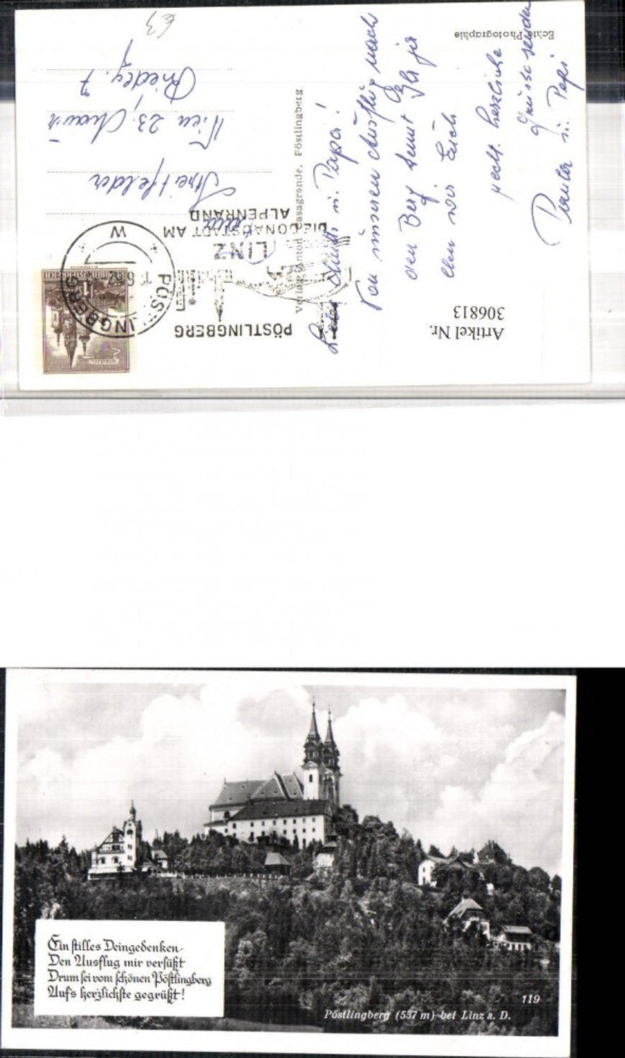 306813, Linz on the Danube, Pöstlingberg Church, Saying Text
