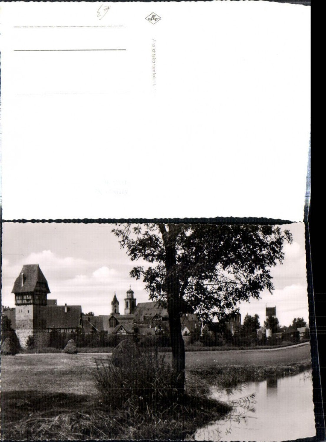 308520, Dinkelsbühl, partial view of tower