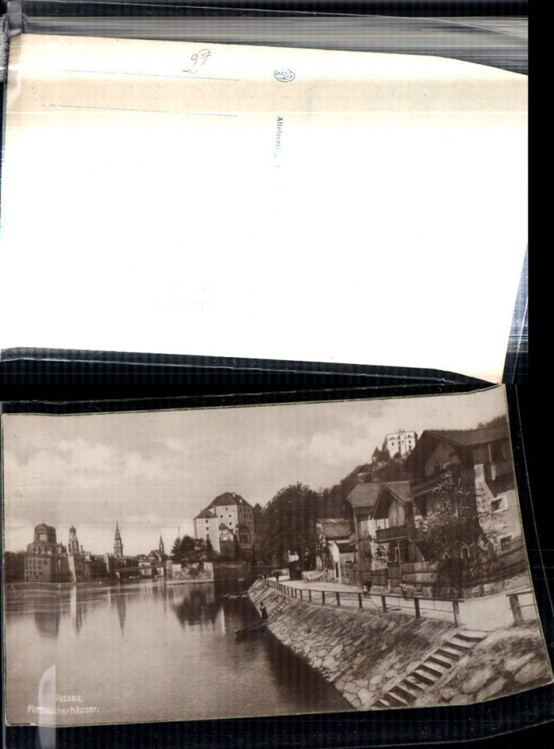 308536,Passau Teilansicht Fischerhäuser